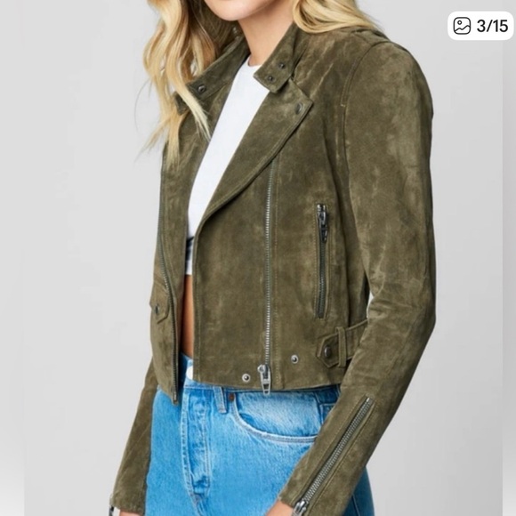Blank NYC Jackets & Blazers - NWT Blank NYC Suede Moto Run For It Jacket